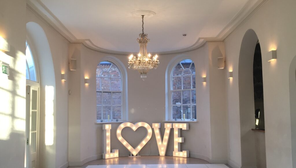 Love letter hire at Iscoyd Park
